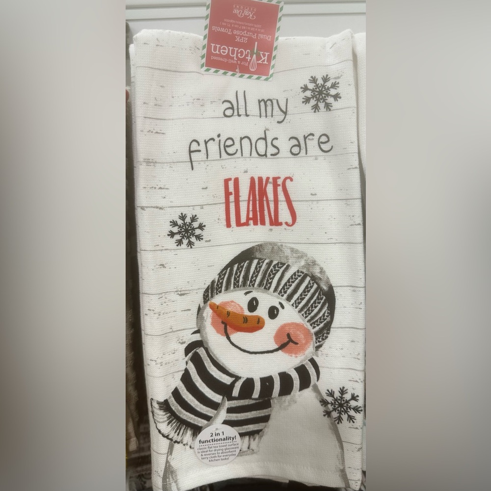 Christmas kitchen towels